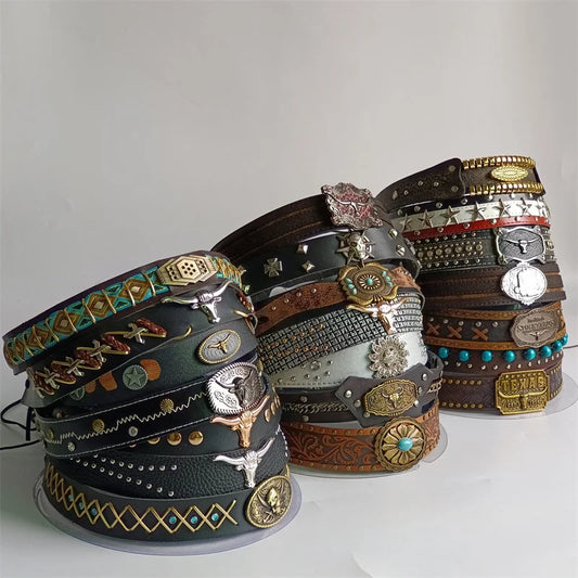 Artisanal Bullhead Western Rope Band